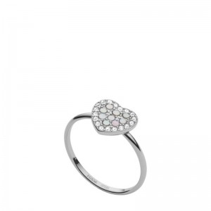 Bague Fossil femme JF03412040 coeur taille 53