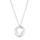 Collier Fossil JF01146040 femme cercles doubles