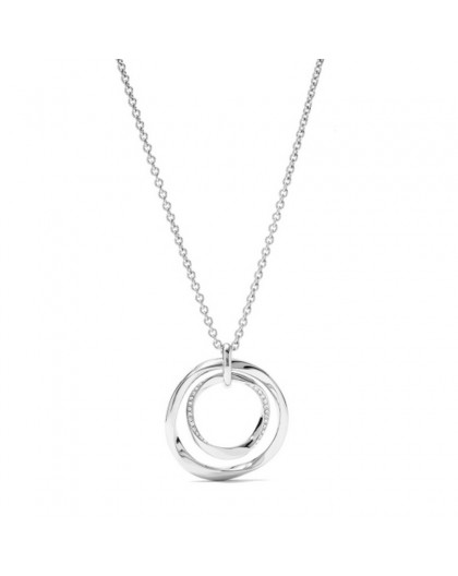 Collier Fossil JF01146040 femme cercles doubles
