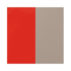 Cuir Georgettes 40mm Large Corail vernis/Taupe