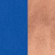 Cuir Les Georgettes 14mm Bleu outremer/Rose sirène