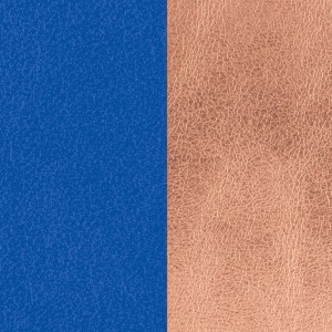Cuir Les Georgettes 14mm Bleu outremer/Rose sirène