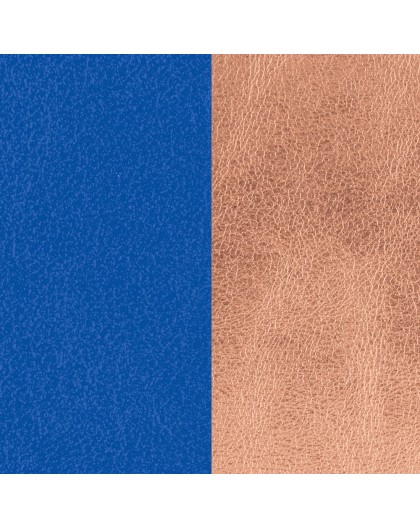 Cuir Les Georgettes 14mm Bleu outremer/Rose sirène