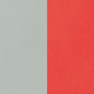 Cuir Les Georgettes 14mm Nuage/Coquelicot