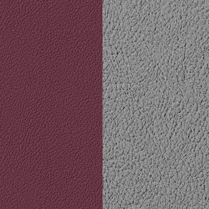 Cuir Les Georgettes 8mm Cerise/Métal