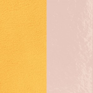 Cuir Les Georgettes 25mm Rose verni/Citron