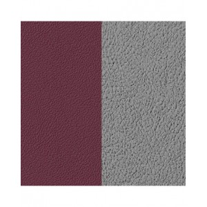 Cuir Les Georgettes 25mm Cerise/Métal