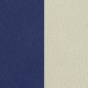 Cuir Les Georgettes 40mm Indigo/Blanc cassé