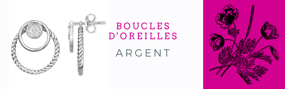 Boucles d'oreilles Argent