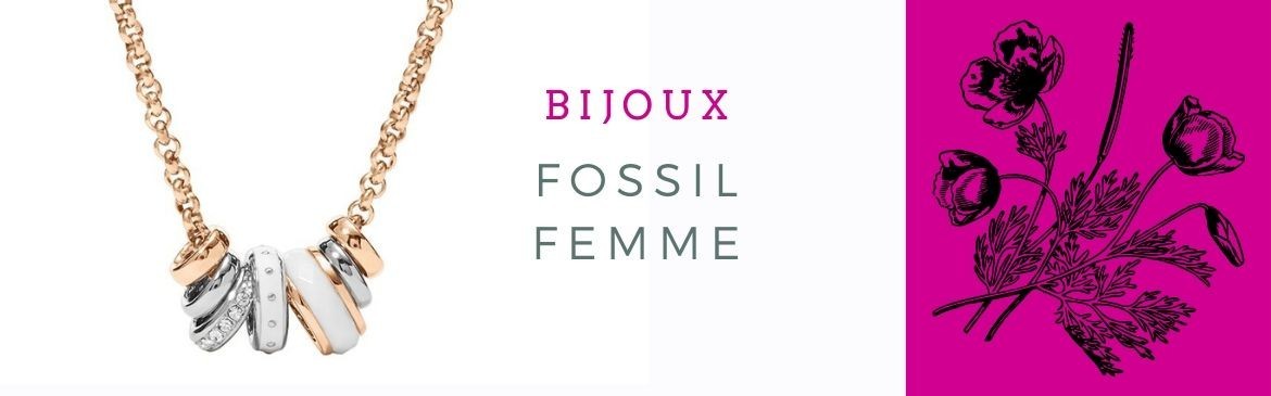 Bijoux Fossil Femme