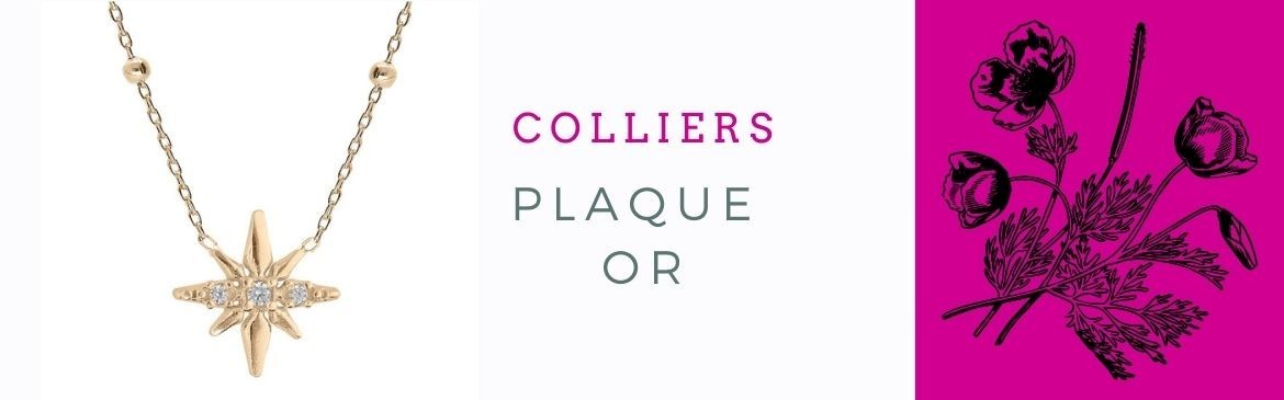 Colliers Plaqué Or