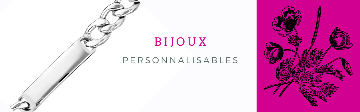 Bijoux personnalisables 